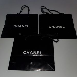 Set of 3 Small Chanel Gift Bags